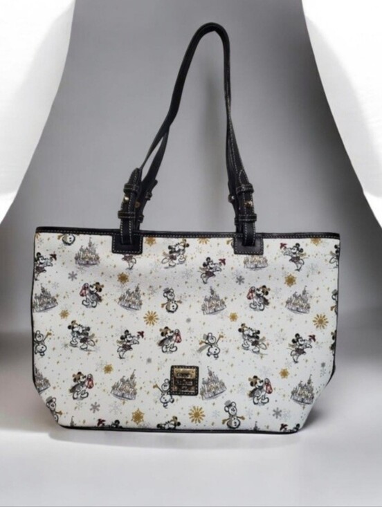 Dooney & Bourke Handbags - Disney Parks Dooney & Bourke Holiday Winter Mickey Tote Bag